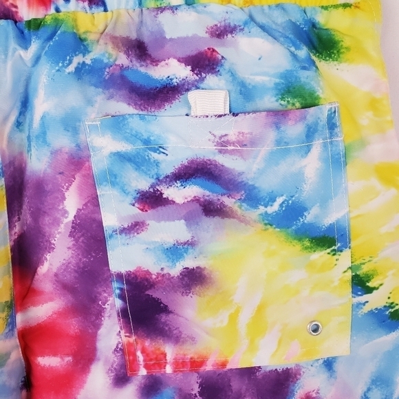 360 Surf Mens Beach Short Tie Dye Surf Made w/ Recycled Polyester Choose Size - Picture 6 of 10
